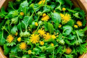 best 10 dandelion greens salad