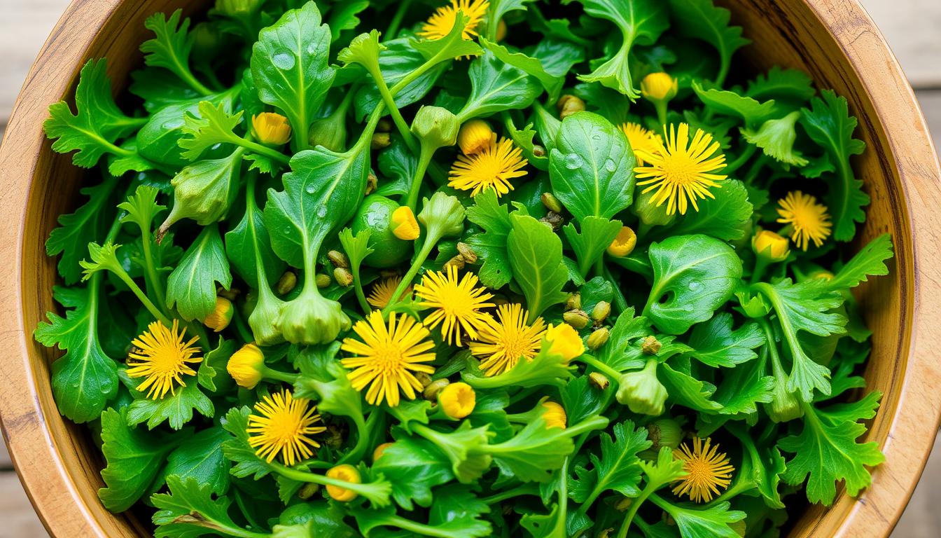 best 10 dandelion greens salad