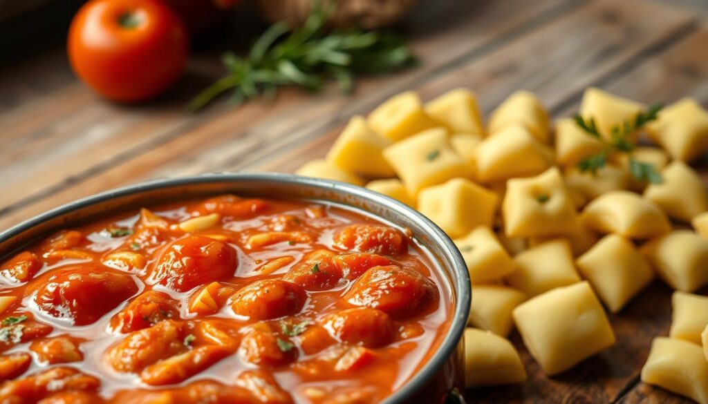 classic tomato sauce for gnocchi