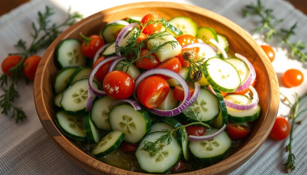 cucumber salad with dill