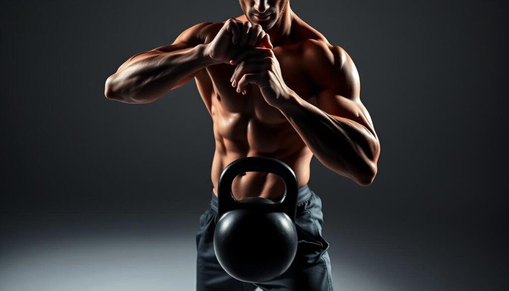 kettlebell core engagement