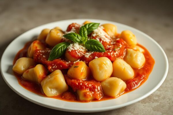 potato gnocchi tomato sauce