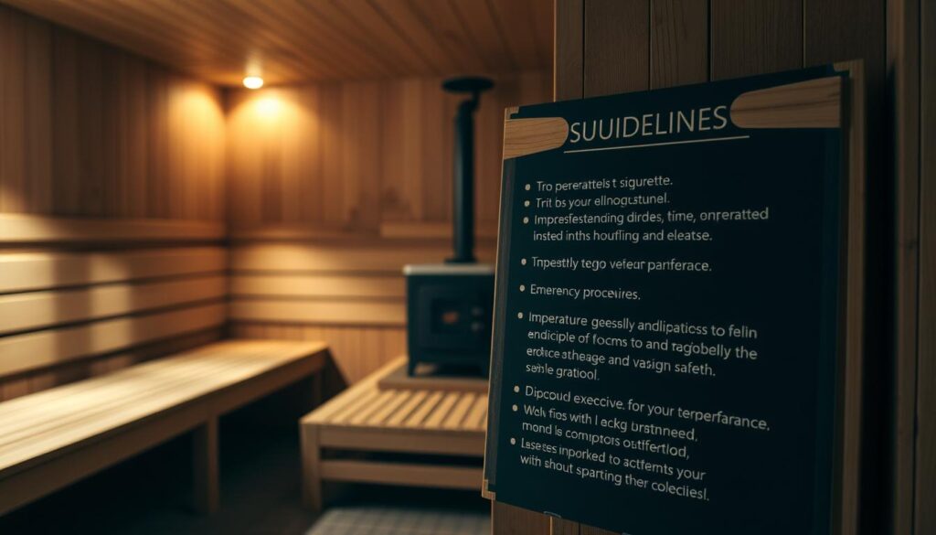 sauna safety guidelines