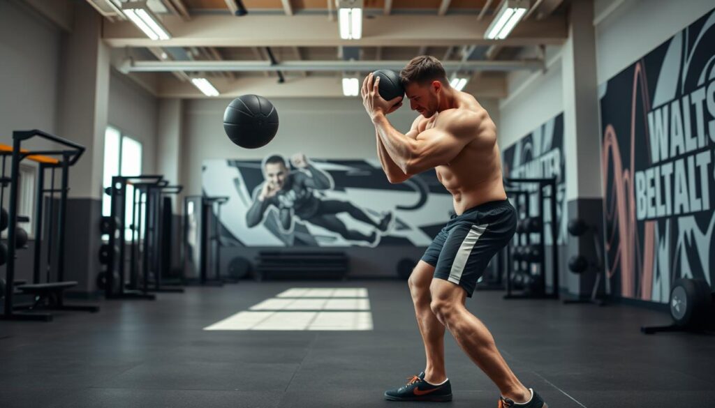 wall ball technique